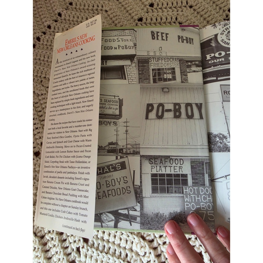 Emeril's New New Orleans Cooking HC DJ 1993 Emeril Lagasse Cookbook - Picture 2 of 8